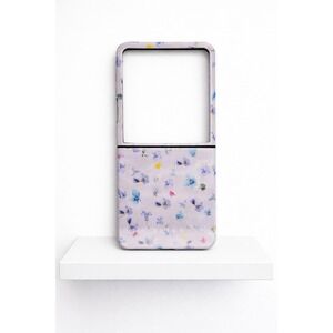 BURGA Samsung Galaxy Z Flip 7 Case Floral Purple Slim Protective Phone Cover